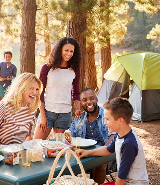 Camping en famille